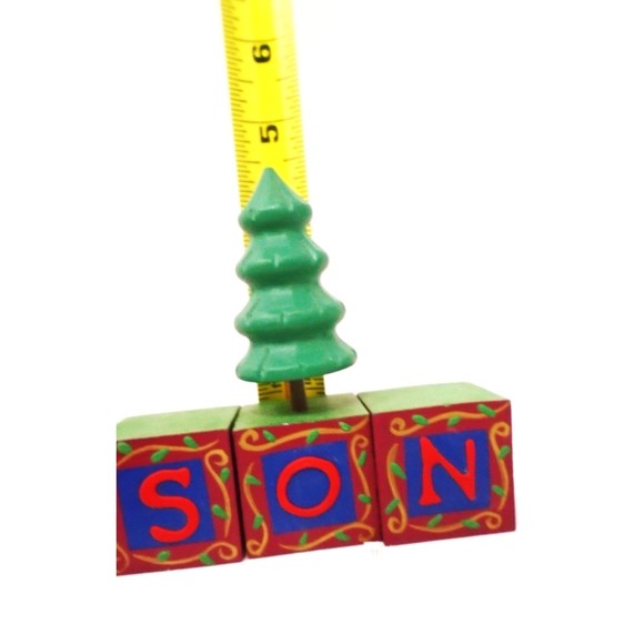 Midwest Importers All Wood "Tis the Season" Santa & Wooden Blocks #13737-6 - Picture 10 of 15